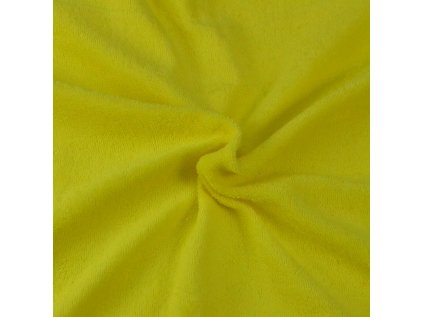 Froté prostěradlo citron (Výběr rozměru 220x200cm)