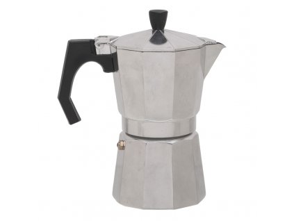 Hliníková Moka Konvice BasicNature Espresso Maker - 6 šálků