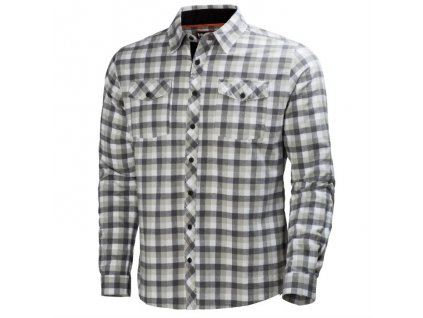 Košile dřevorubecká HELLY HANSEN Vancouver - bílo/šedá