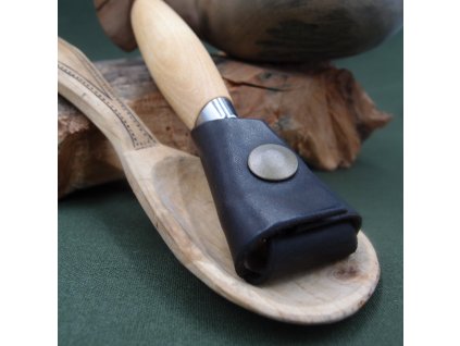 Kožené pouzdro JUBÖ na řezbářské nože Beavercraft Spoon Carving SK1 a Morakniv Carving