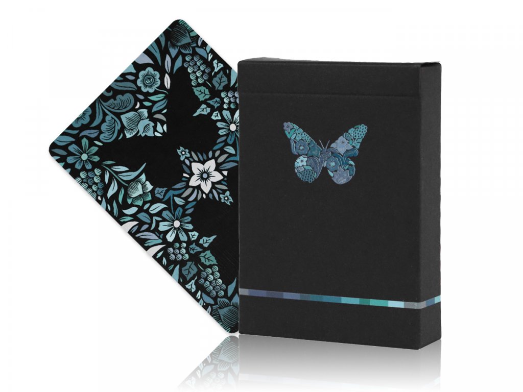 Karty Butterfly Playing Cards Winter Edition značené