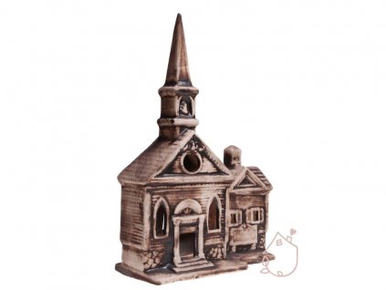 Svícen kostel  keramický