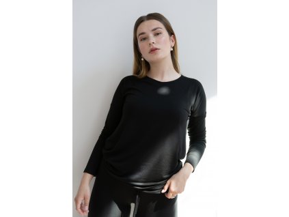 Longsleeve t-shirt black (Velikost S)