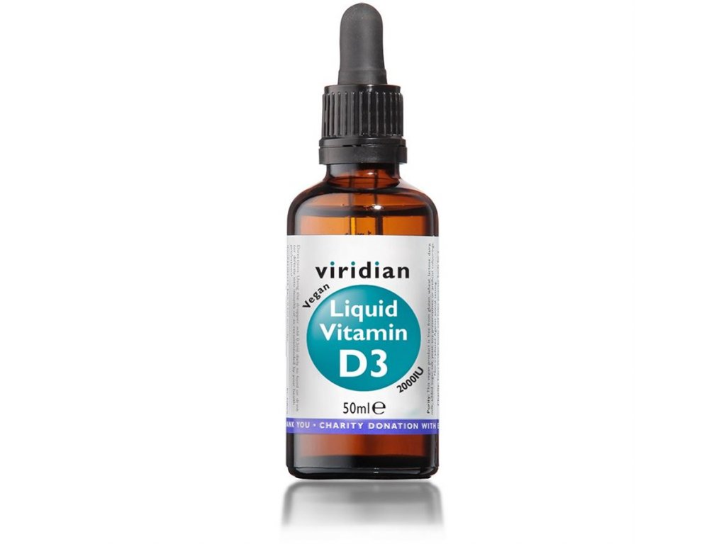 Viridian Liquid Vitamin D3 2000iu 50 ml