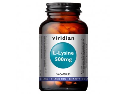 Viridian L-Lysine 30 kapslí