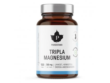 Puhdistamo Triple Magnesium (hořčík) 120 kapslí