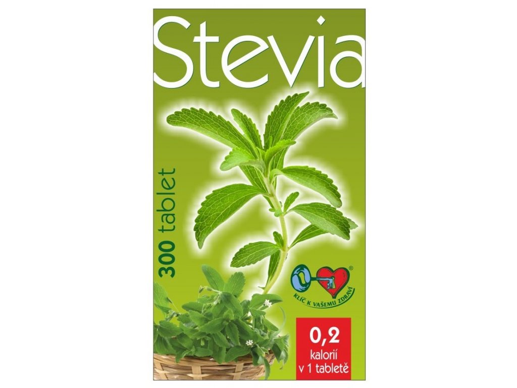Stevia - 300 tablet v praktickém dávkovači