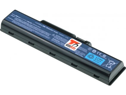 Baterie T6 Power pro notebook Packard Bell AS09A31, Li-Ion, 10,8 V, 5200 mAh (56 Wh), černá