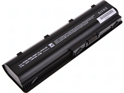 Baterie T6 Power pro notebook Hewlett Packard MU06062, Li-Ion, 10,8 V, 5200 mAh (56 Wh), černá