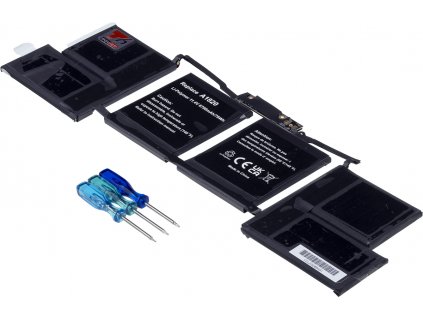 Baterie T6 Power pro notebook Apple 020-01728, Li-Poly, 11,4 V, 6700 mAh (76 Wh), černá