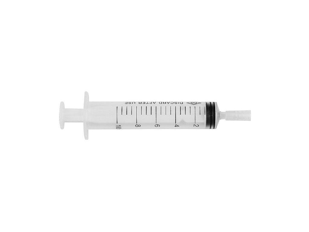 Plastová injekční stříkačka 10 ml