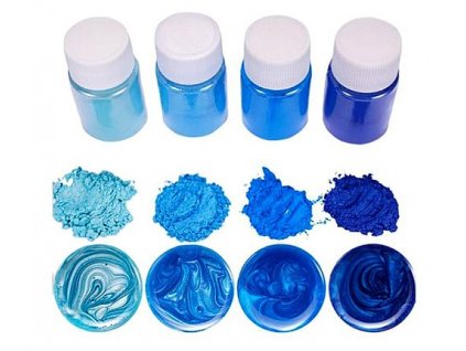MICA barvy na mýdla a tvoření 4 modrá
