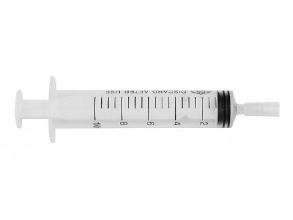 Plastová injekční stříkačka 10 ml
