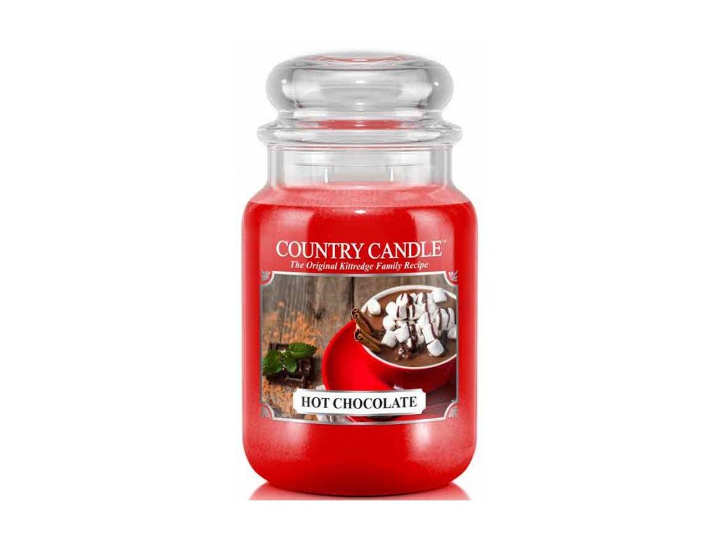 Country Candle - vonná svíčka HOT CHOCOLATE (Horká čokoláda) 652 g