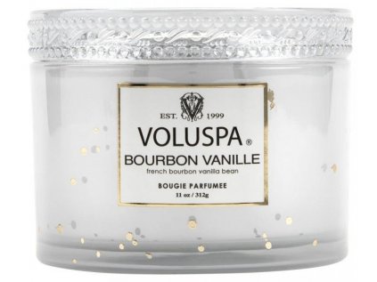 29822 3 voluspa vermeil bourbon vanille 11 oz corta maison glass candle w lid boxed