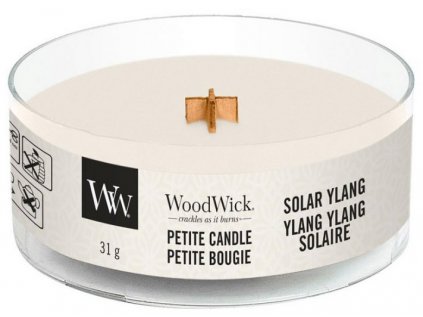WoodWick - vonná svíčka SOLAR YLANG (Sluneční ylang) 31 g