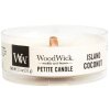 WoodWick - vonná svíčka ISLAND COCONUT (Kokosový ostrov) 31 g