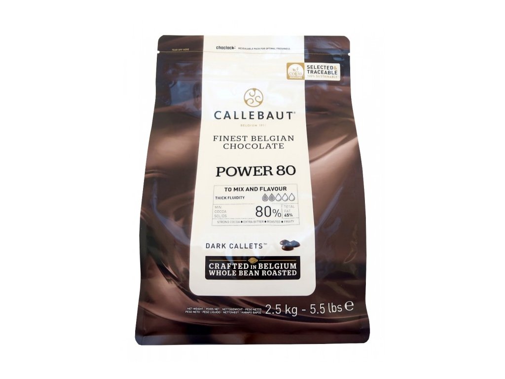 cokolada callebaut horka power 80 kakao 25 kg