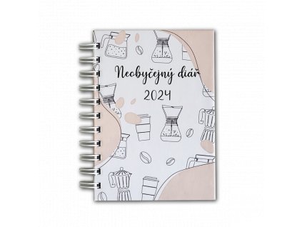 Diary cover A6 coffee