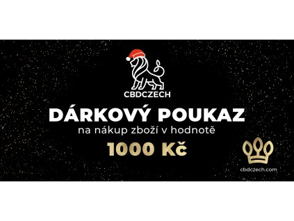 Darkový poukaz v hodnotě 1000 CZK