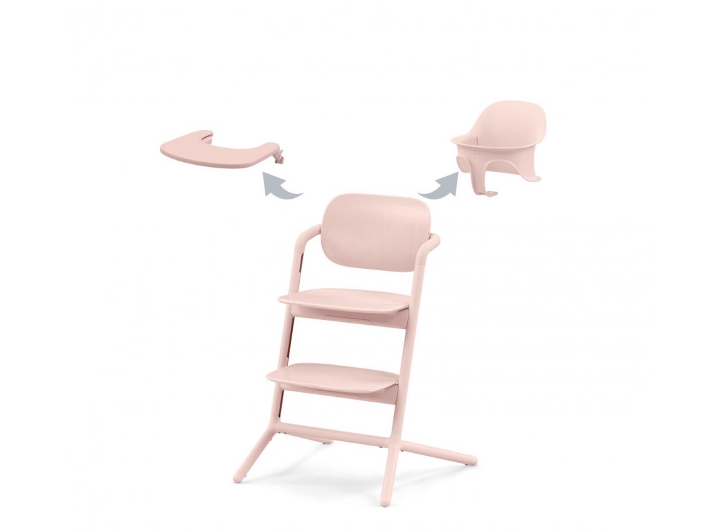 CYBEX LEMO 3v1 Dětská židlička - Pearl Pink / Light Pink