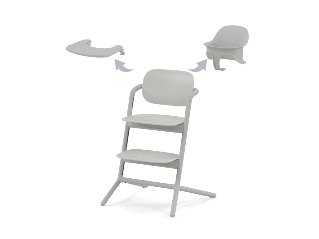 CYBEX LEMO 3v1 Dětská židlička - Suede Grey / Mid Grey
