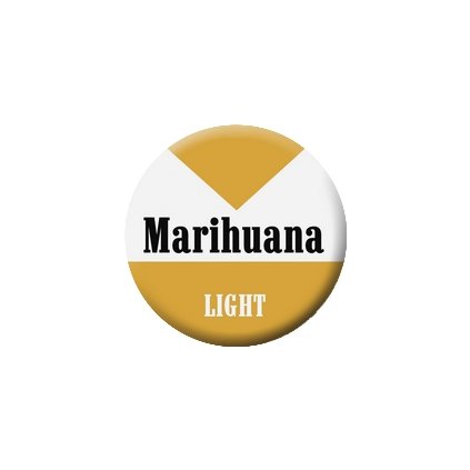 Placka Marihuana 25mm (191)