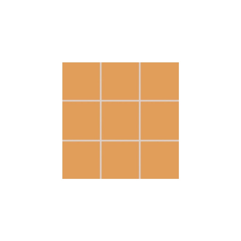 4210 mozaika rako color two tmave oranzova 10x10 cm mat gaa0k150