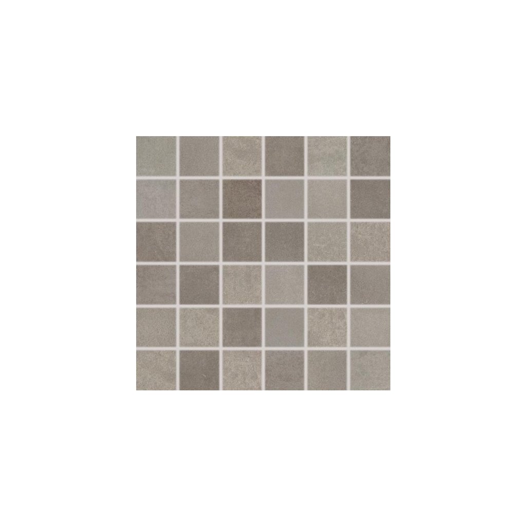 5014 mozaika rako extra hnedoseda 30x30 cm mat ddm06721