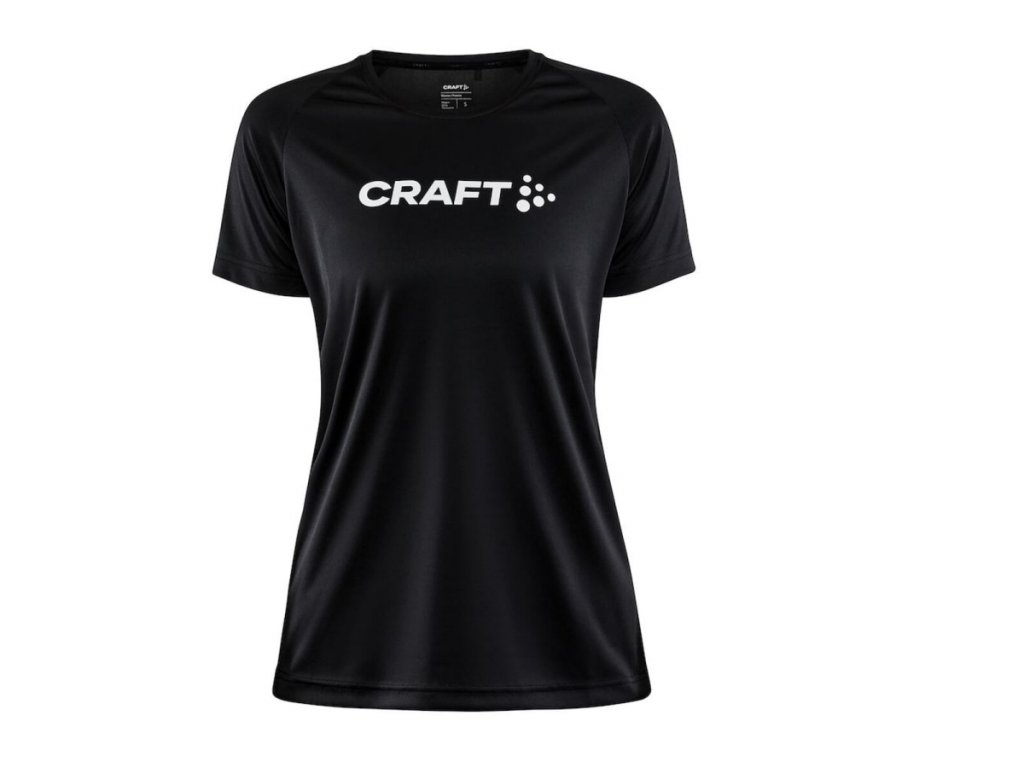 Triko s krátkým rukávem CRAFT Core Unify Logo dámské černá