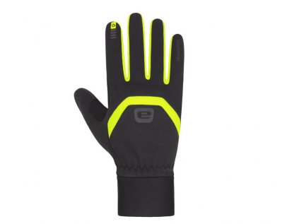 Cyklistické rukavice ETAPE Peak 2.0 WS+ černá-žlutá fluo