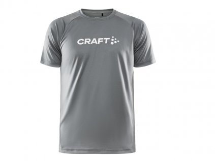Triko s krátkým rukávem CRAFT Core Unify Logo pánské šedá