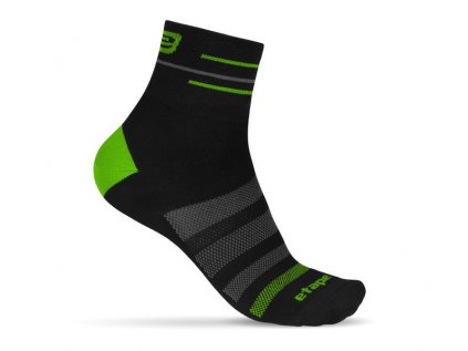 Cyklo ponožky ETAPE Sox černá-zelená