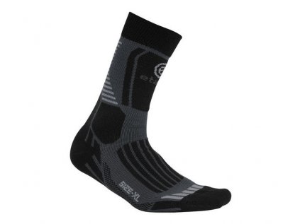 Trekové ponožky ETAPE Cross černá-šedá