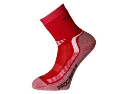 Trekové ponožky PROGRESS X-Kid dětské (zimní) červená