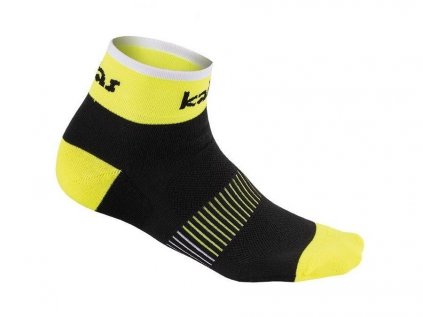 Cyklo ponožky KALAS Race X4 černá-žlutá