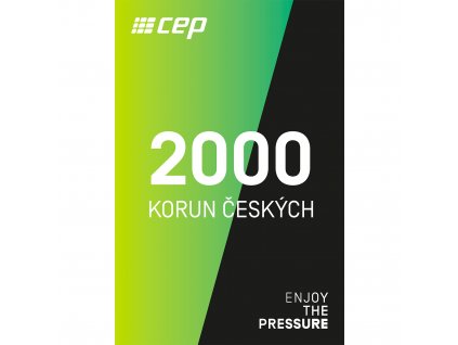Dárkový poukaz CEP 2000 Kč