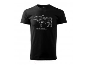 pánské tričko kráva