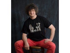 Kouzelné houby - tričko s potiskem (Pánské/Dámské Dámské černé, Velikost XXL)