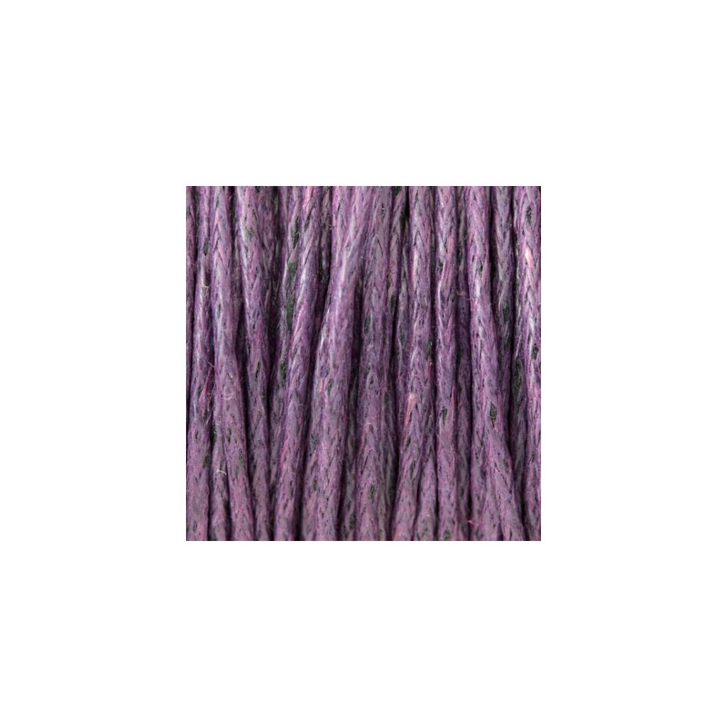Bavlnená šnúra voskovaná fialová