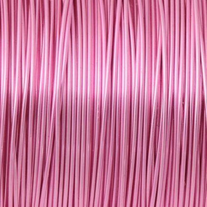 Dekorační drátek 0,5mm růžová