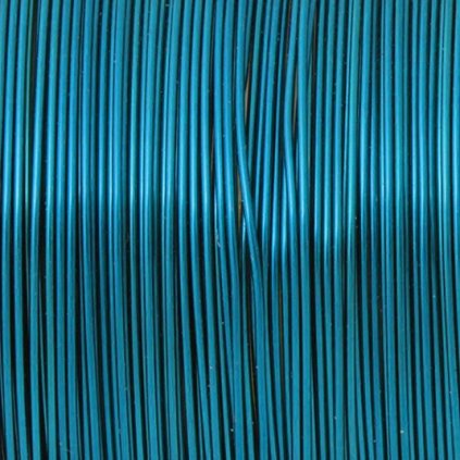 Dekorační drátek hliníkový 0,7mm/10m modrá