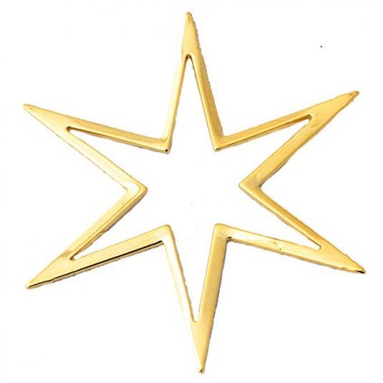 Filigrán Hviezda 39mm Zlato