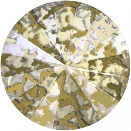 Swarovski® Crystals Rivoli 1122 ss39 Gold Patina F