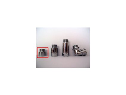 Prodloužení ke sprchovému filtru krátké (chrom, 15mm)