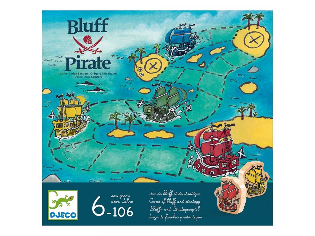 Djeco desková hra Blafování s piráty