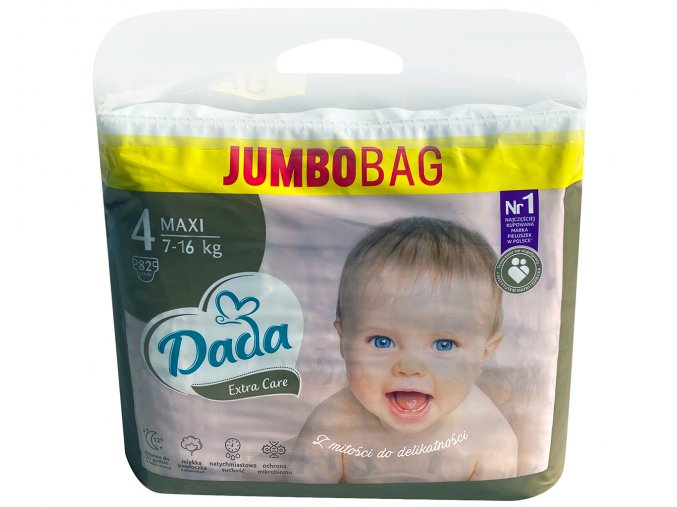 Dada Extra care bag vel. 4 82 ks (7 16 kg)