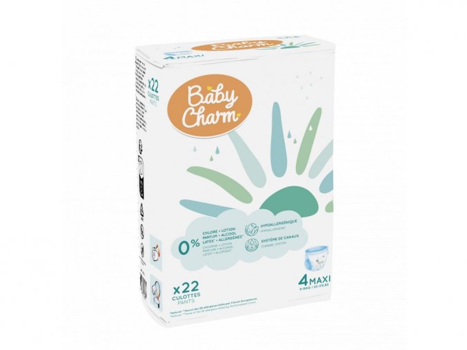 Baby Charm super dry pants 4 maxi (9 15 kg) 22 ks (1)