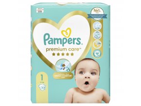 Pampers Premium Care 1 newborn 72 ks (2 5 kg)