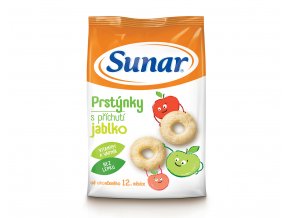 Sunar Snack jablkové prstýnky (50 g)